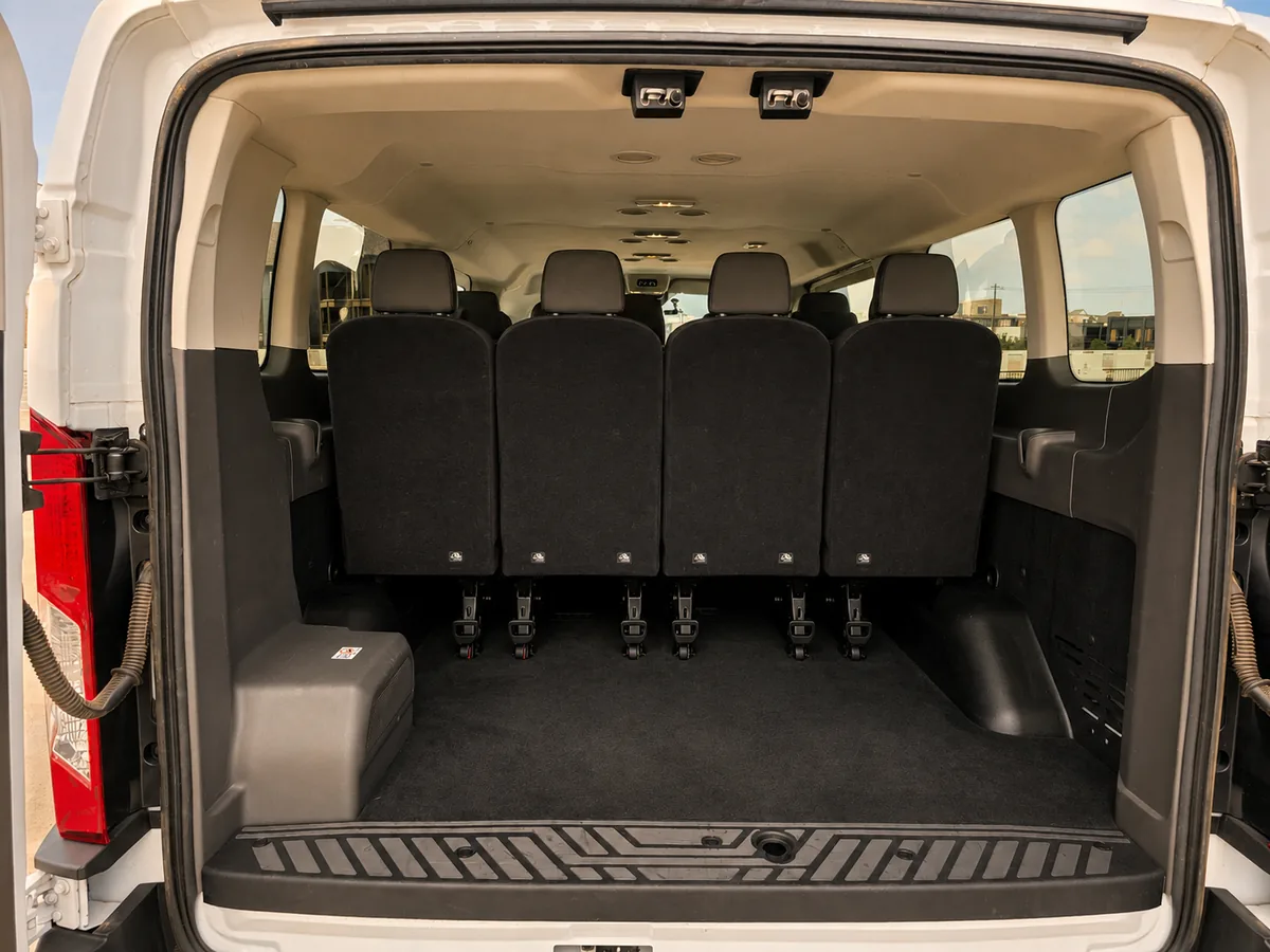 Ford Transit rear passenger seats